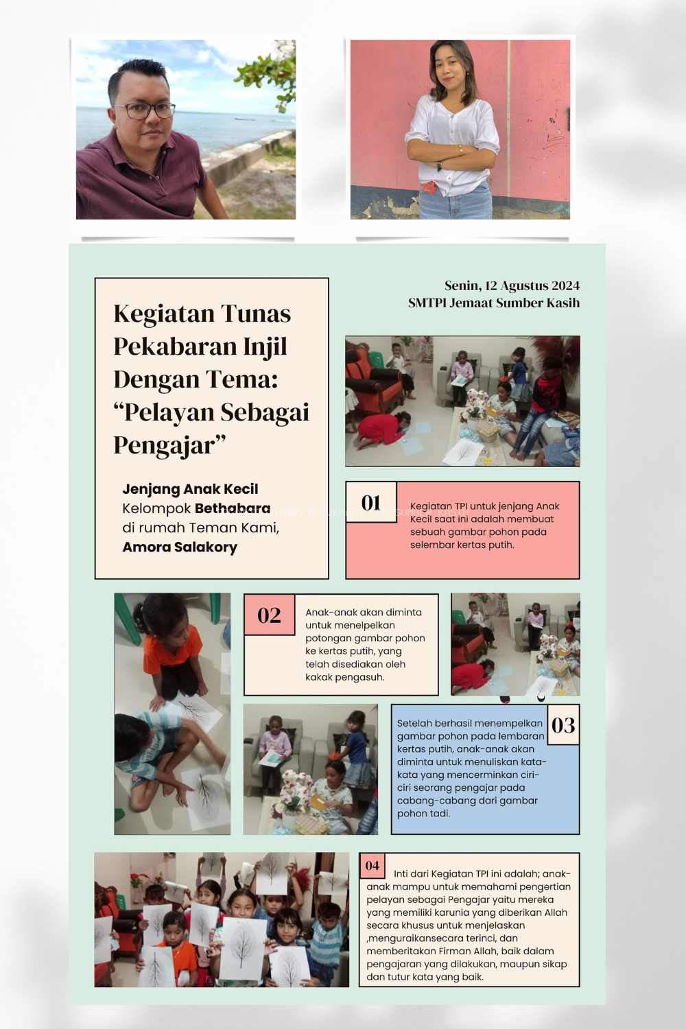 JENJANG AK-2 BETHABARA BELAJAR BERBAKTI SAMBIL BERMAIN PELAYAN SEBAGAI PENGAJAR