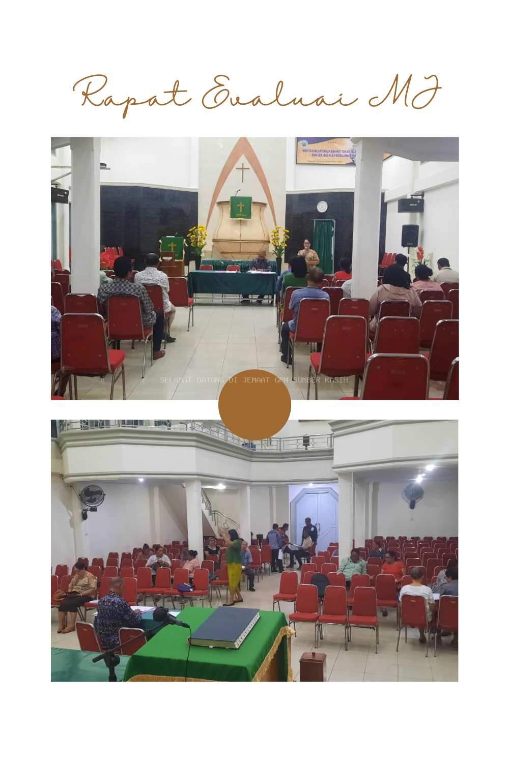 RAPAT  EVALUASI PELAYANAN MAJELIS JEMAAT SUMBER KASIH