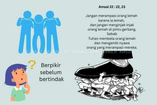 SANTAPAN HARIAN KELUARGA, Sabtu, 30 November 2024, Amsal 22 : 22 - 23, Hidup Bijaksana