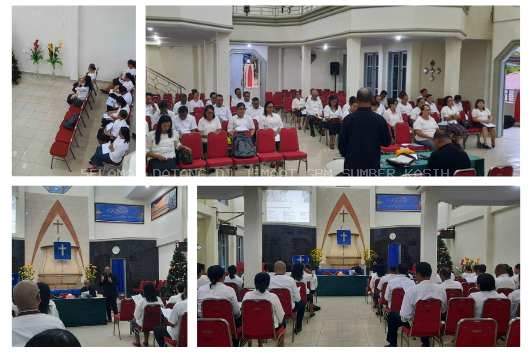 BINA SPIRITUALITAS DIAKEN DAN PENATUA TERPILIH 2025-2030 JEMAAT GPM SUMBER KASIH